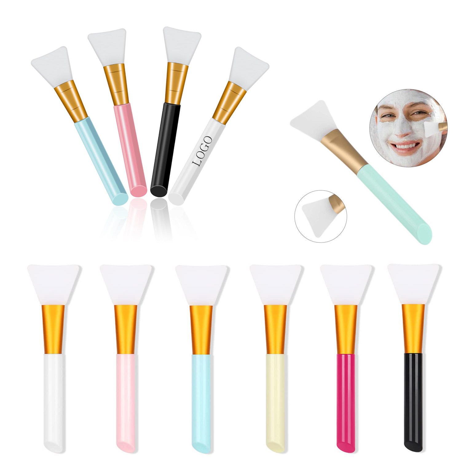 Silicone Face Mask Applicator Soft Face Brush