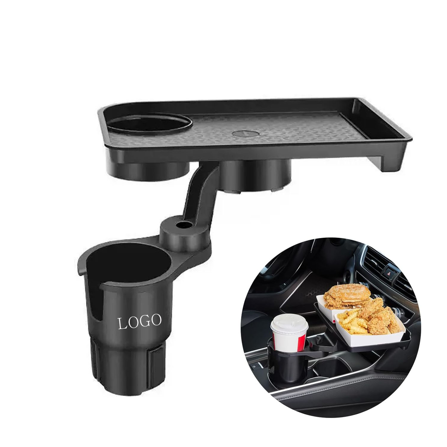 Automotive Cup Attachable Tray