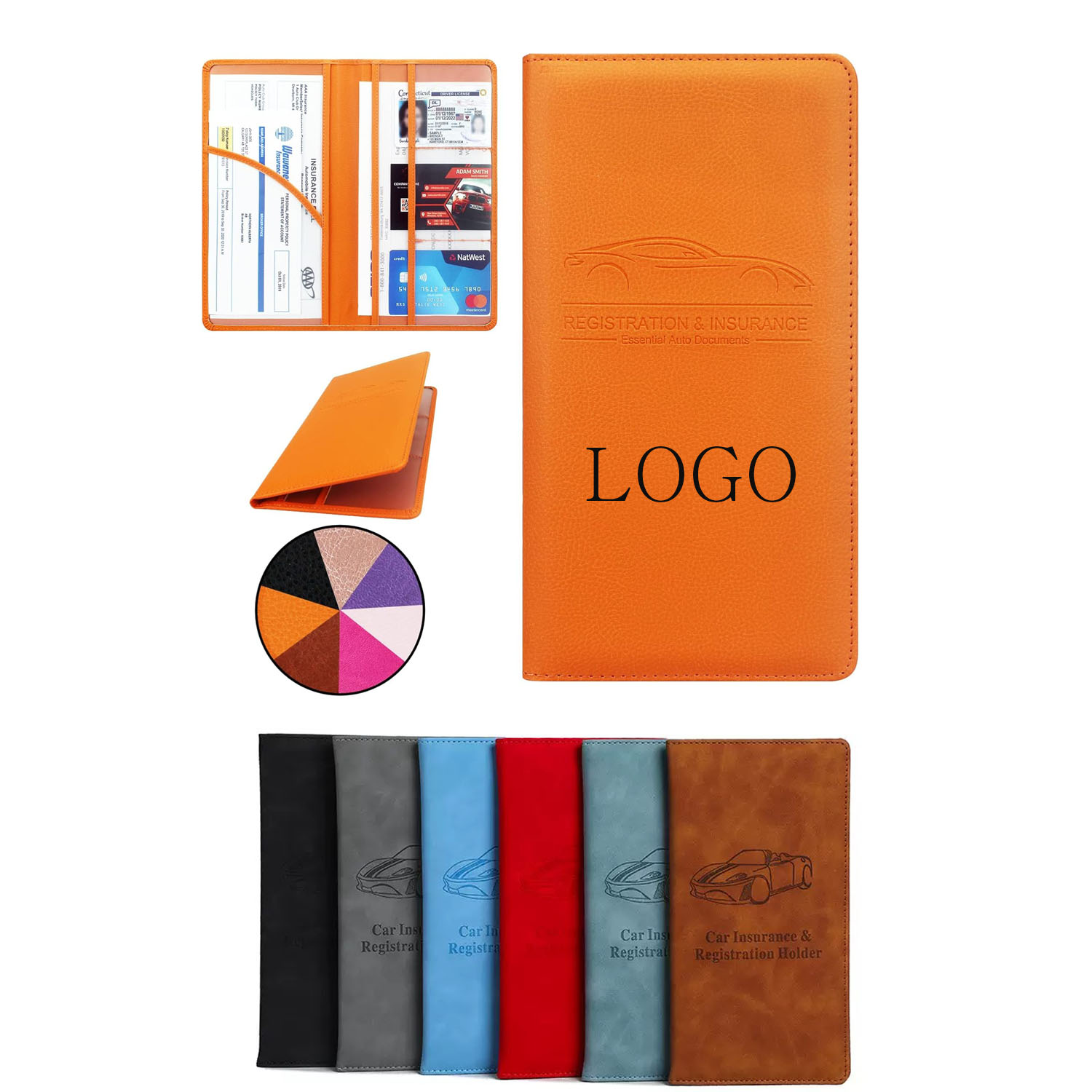 Car Document Holder for Cards