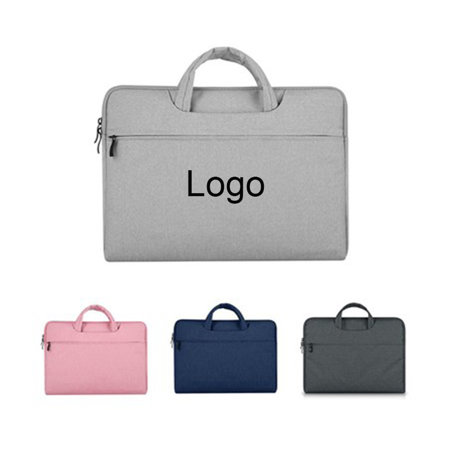 Zipper Laptop Tote Bag