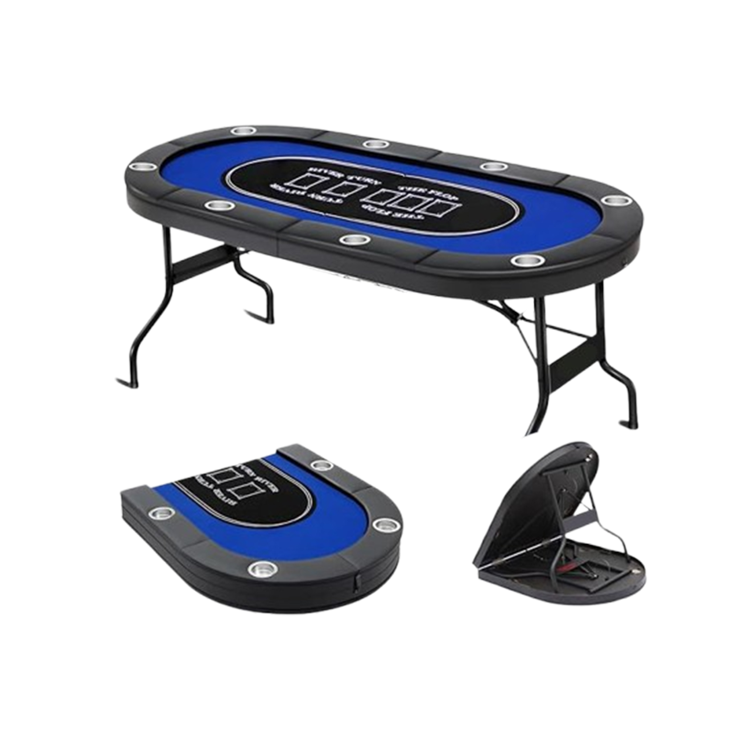 71 Inch Poker Table Foldable