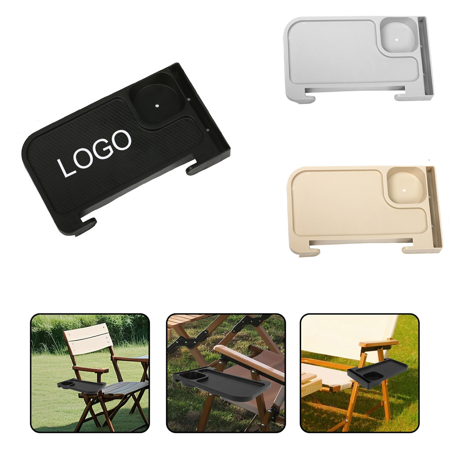 Outdoor Folding Chairs Cup Holder